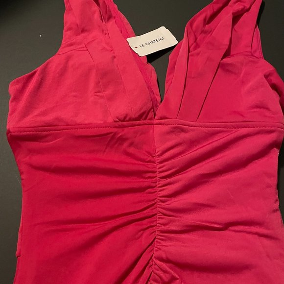 Women's Dress From LE Chateau Hot Pink - Picture 4 of 8